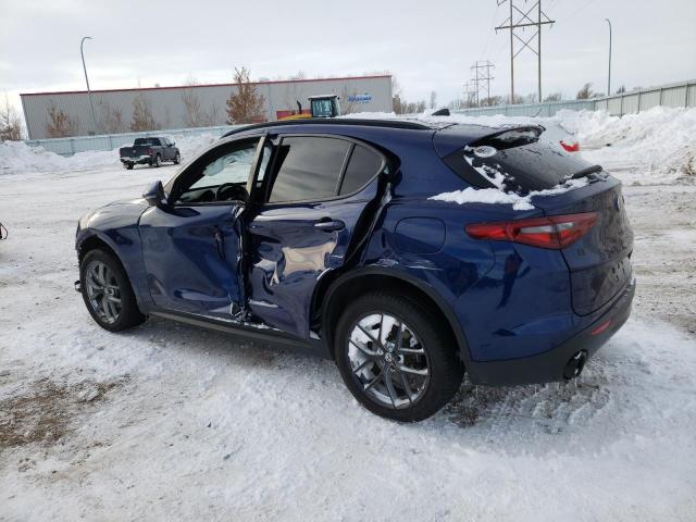 ZASFAKNN5J7B66697 - 2018 ALFA ROMEO STELVIO TI SPORT BLUE photo 2
