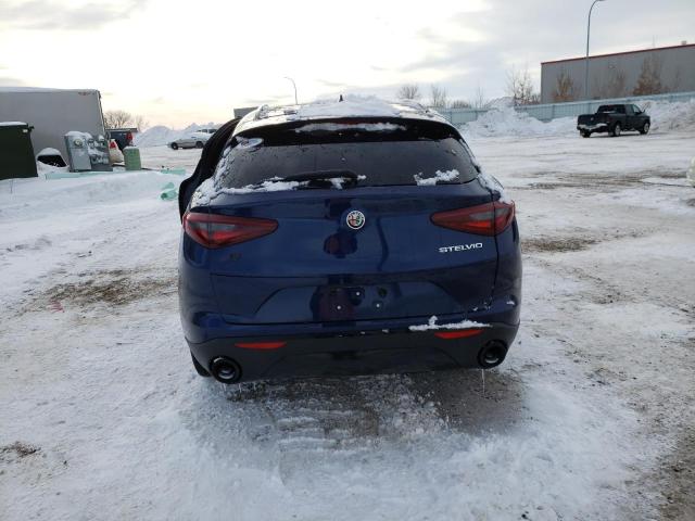 ZASFAKNN5J7B66697 - 2018 ALFA ROMEO STELVIO TI SPORT BLUE photo 6