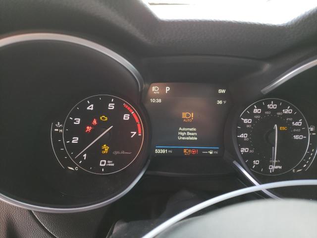 ZASFAKNN5J7B66697 - 2018 ALFA ROMEO STELVIO TI SPORT BLUE photo 9