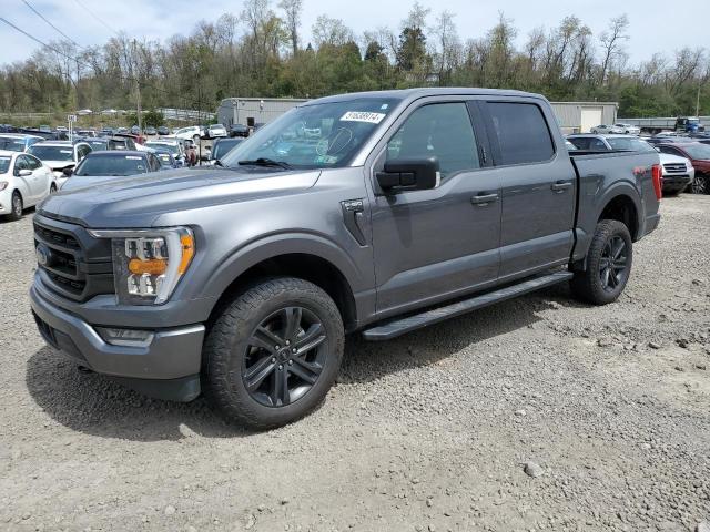 1FTFW1E83MFC23486 - 2021 FORD F150 SUPERCREW GRAY photo 1