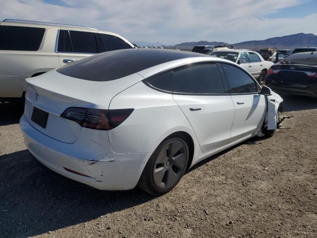 5YJ3E1EA3NF362306 - 2022 TESLA MODEL 3 WHITE photo 3