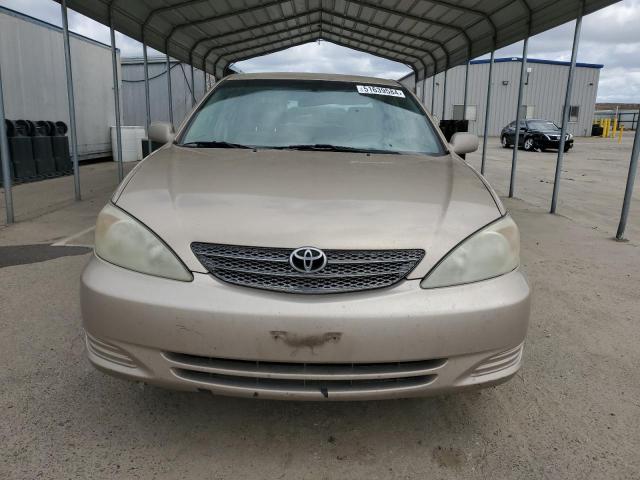 4T1BF32K62U014175 - 2002 TOYOTA CAMRY LE GOLD photo 5