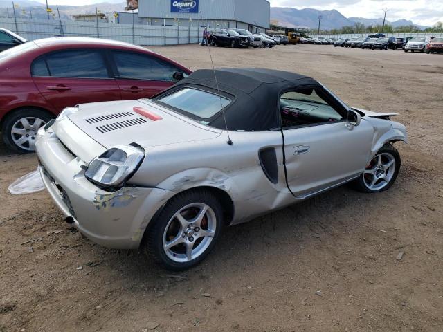 JTDFR320210039124 - 2001 TOYOTA MR2 SPYDER SILVER photo 3