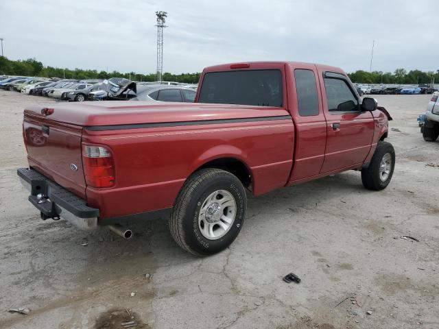 1FTYR44U15PA52393 - 2005 FORD RANGER SUPER CAB RED photo 3