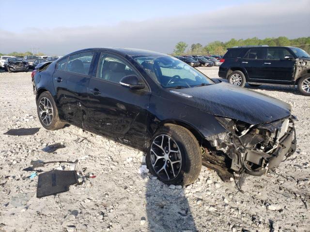 2G4GL5EX7H9153206 - 2017 BUICK REGAL SPORT TOURING Siyah fotoğraf 4