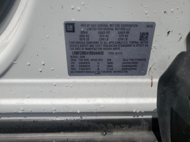 LRBFZME41RD044595 - 2024 BUICK ENVISION PREFERRED WHITE photo 13