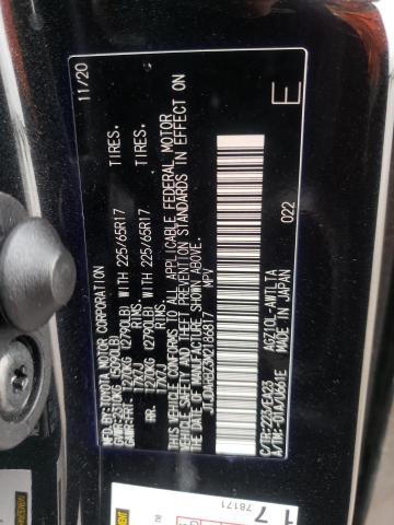 JTJDARBZ3M2186817 - 2021 LEXUS NX 300 BASE Czarny zdjęcie 13