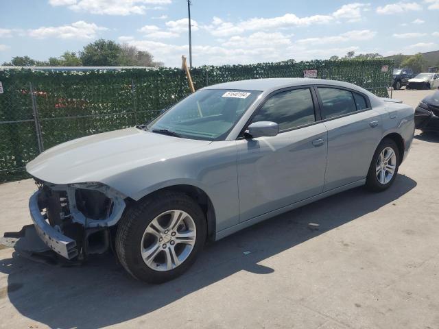 2C3CDXBGXMH643028 - 2021 DODGE CHARGER SXT GRAY photo 1