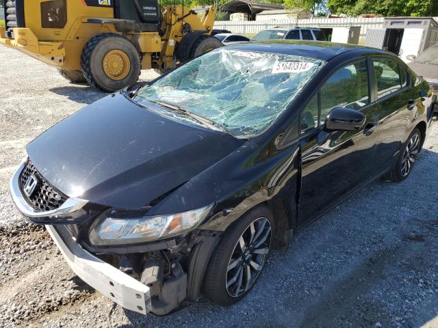 2HGFB2F91EH523974 - 2014 HONDA CIVIC EXL Qara foto 1