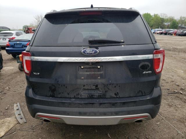 1FM5K8D85GGB20095 - 2016 FORD EXPLORER XLT BLACK photo 6