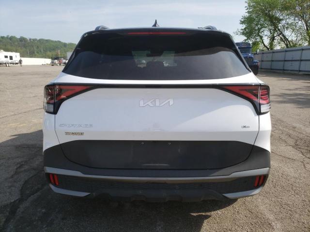 5XYK7CAF7PG058703 - 2023 KIA SPORTAGE X-PRO WHITE photo 6