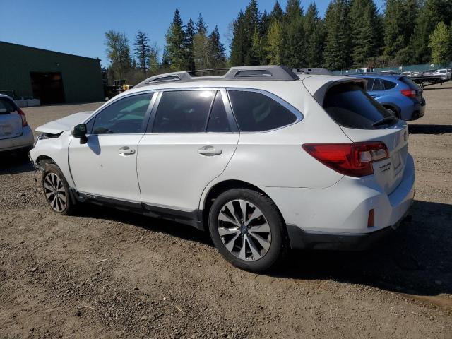 4S4BSANC0F3336732 - 2015 SUBARU OUTBACK 2.5I LIMITED WHITE photo 2