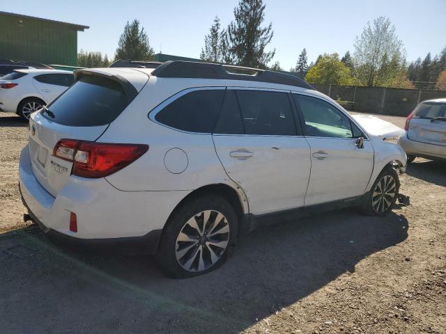 4S4BSANC0F3336732 - 2015 SUBARU OUTBACK 2.5I LIMITED WHITE photo 3