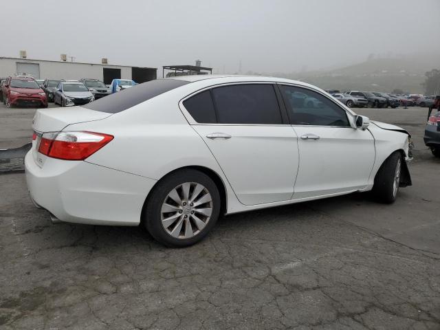 1HGCR2F78DA280304 - 2013 HONDA ACCORD EX WHITE photo 3