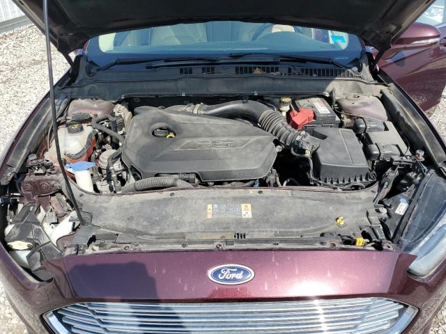 3FA6P0HR6DR321528 - 2013 FORD FUSION SE მუქწითელი ფოტო 11