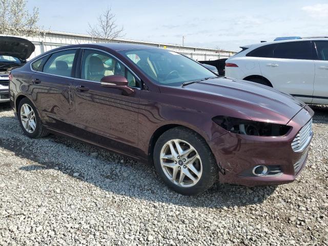 3FA6P0HR6DR321528 - 2013 FORD FUSION SE მუქწითელი ფოტო 4