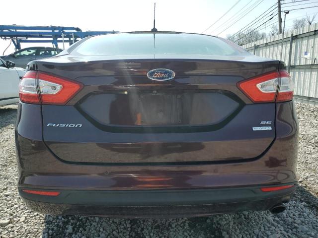 3FA6P0HR6DR321528 - 2013 FORD FUSION SE მუქწითელი ფოტო 6