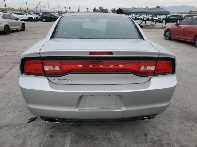 2C3CDXBG6CH158870 - 2012 DODGE CHARGER SE SILVER photo 6