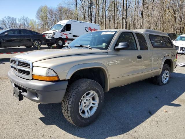 1D7HG12K54S534291 - 2004 DODGE DAKOTA SXT TAN photo 1