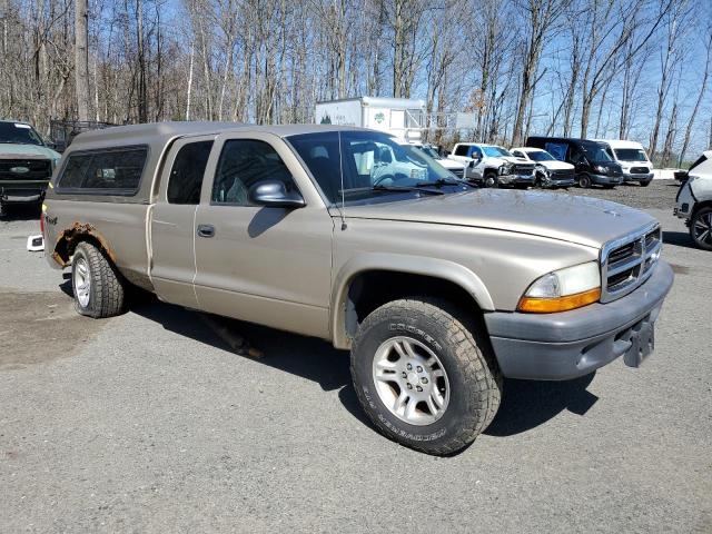 1D7HG12K54S534291 - 2004 DODGE DAKOTA SXT TAN photo 4