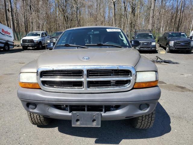 1D7HG12K54S534291 - 2004 DODGE DAKOTA SXT TAN photo 5