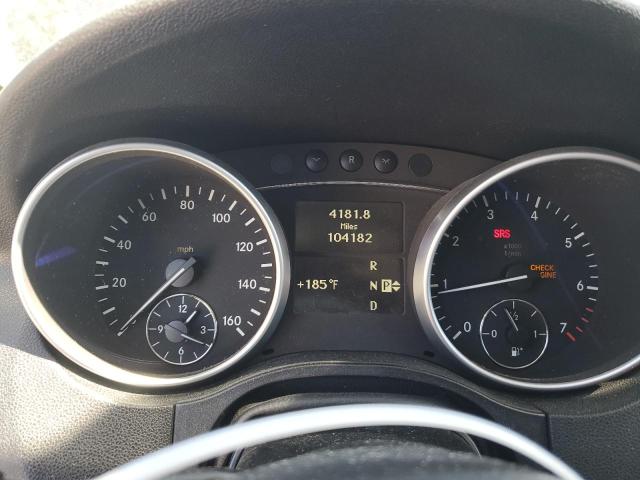 4JGBB8GB4BA706289 - 2011 MERCEDES-BENZ ML 350 4MATIC BLACK photo 9