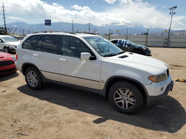 5UXFA13506LY31704 - 2006 BMW X5 3.0I WHITE photo 4