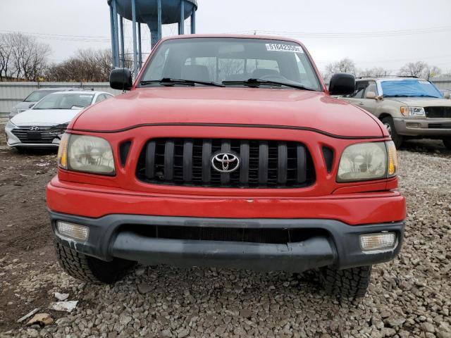 5TESN92N91Z852937 - 2001 TOYOTA TACOMA XTRACAB PRERUNNER წითელი ფოტო 5