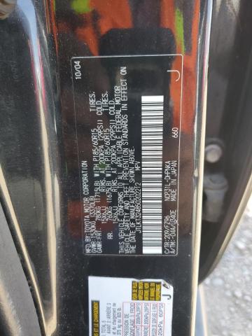 JTLKT324850202212 - 2005 TOYOTA SCION XB 黑色 照片 12