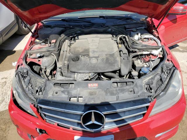 WDDGF8AB8EA891772 - 2014 MERCEDES-BENZ C 300 4MATIC RED photo 11