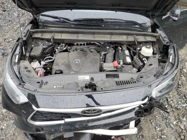 5TDGZRBH0MS558929 - 2021 TOYOTA HIGHLANDER XLE أسود صورة 11