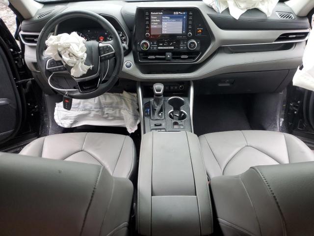 5TDGZRBH0MS558929 - 2021 TOYOTA HIGHLANDER XLE أسود صورة 8