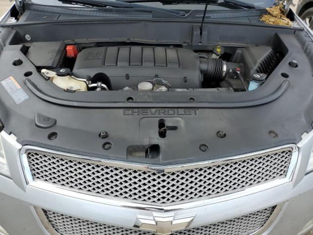 1GNKRLED4CJ307110 - 2012 CHEVROLET TRAVERSE LTZ SILVER photo 11