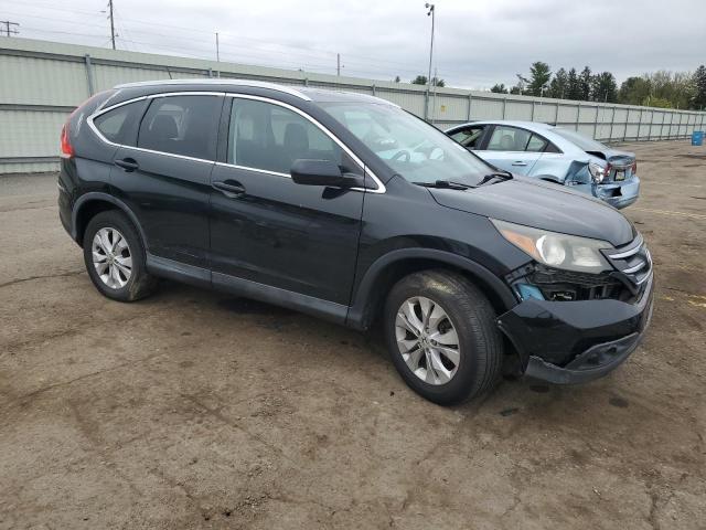 2HKRM4H76EH666391 - 2014 HONDA CR-V EXL BLACK photo 4