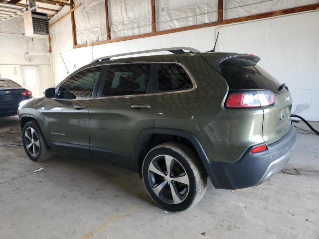1C4PJLDB3KD170616 - 2019 JEEP CHEROKEE LIMITED أخضر صورة 2