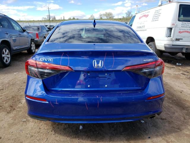 2HGFE2F51NH599649 - 2022 HONDA CIVIC SPORT 蓝色 照片 6