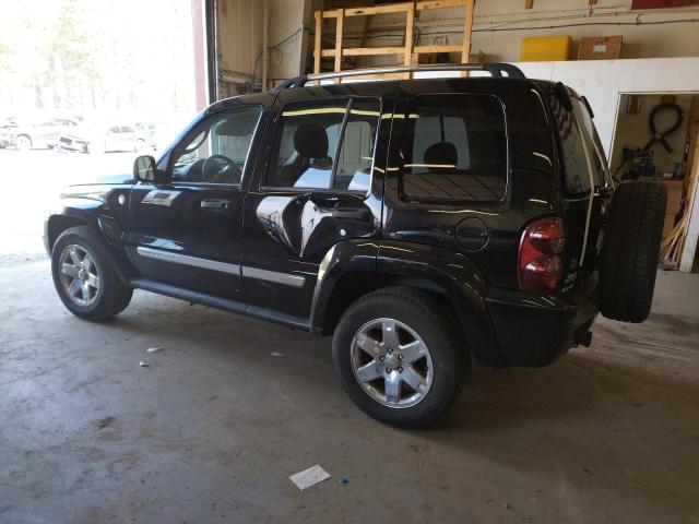 1J8GL58K16W116993 - 2006 JEEP LIBERTY LIMITED BLACK photo 2