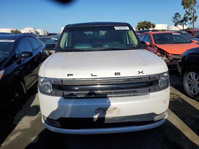 2FMGK5C85GBA21227 - 2016 FORD FLEX SEL WHITE photo 5