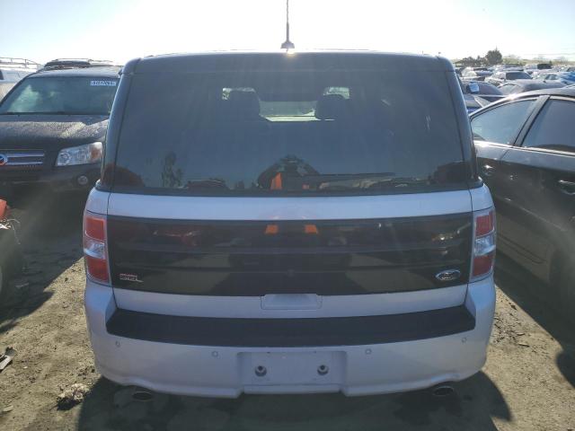 2FMGK5C85GBA21227 - 2016 FORD FLEX SEL WHITE photo 6