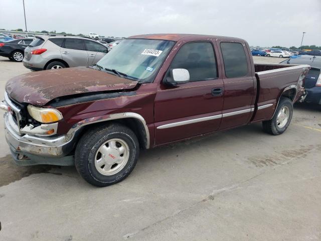 2GTEC19T211183259 - 2001 GMC NEW SIERRA C1500 BURGUNDY photo 1