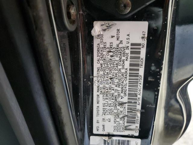 5TEUU42N65Z113478 - 2005 TOYOTA TACOMA ACCESS CAB შავი ფოტო 12