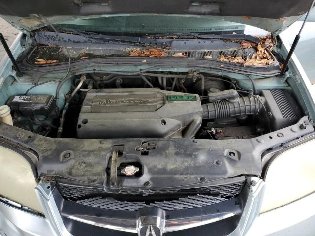 2HNYD18602H537093 - 2002 ACURA MDX TOURING BLUE photo 11