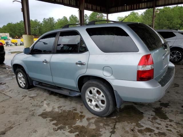 2HNYD18602H537093 - 2002 ACURA MDX TOURING BLUE photo 2