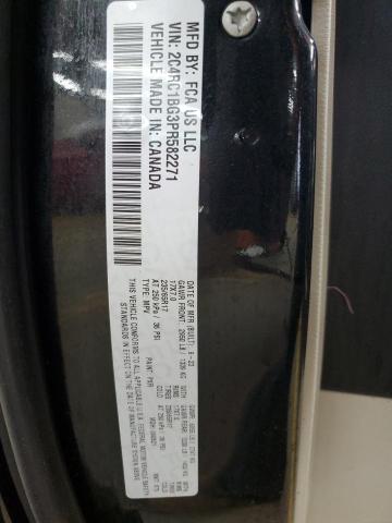 2C4RC1BG3PR582271 - 2023 CHRYSLER PACIFICA TOURING L BLACK photo 14