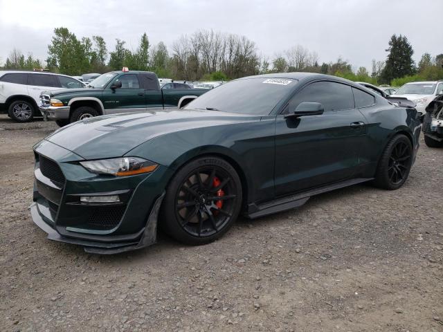 1FA6P8K06K5505053 - 2019 FORD MUSTANG BULLITT GREEN photo 1