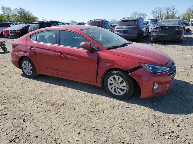 KMHD74LF4LU020846 - 2020 HYUNDAI ELANTRA SE RED photo 4