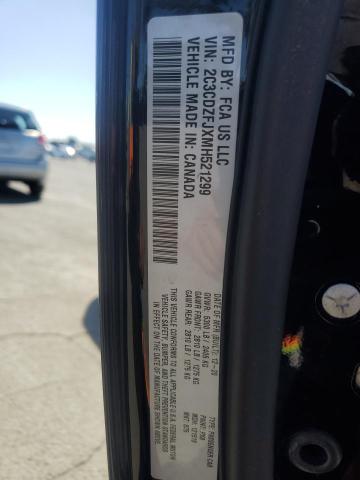 2C3CDZFJXMH521299 - 2021 DODGE CHALLENGER R/T SCAT PACK BLACK photo 12