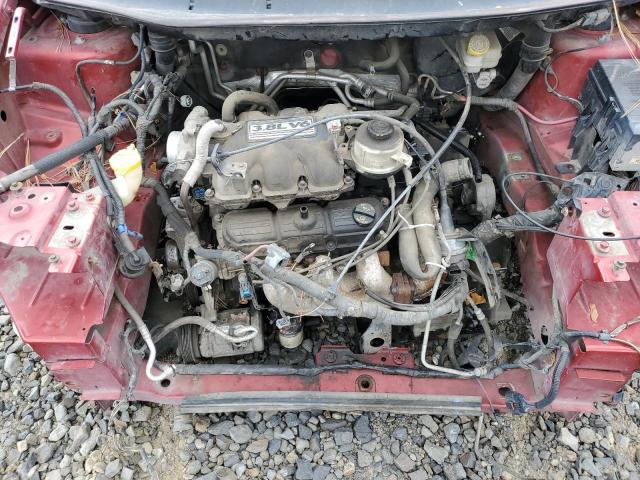 2D4GP44L76R876510 - 2006 DODGE GRAND CARA SXT RED photo 12