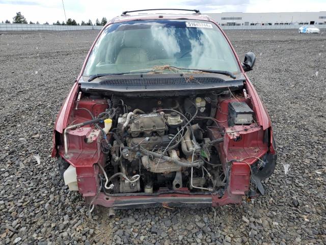 2D4GP44L76R876510 - 2006 DODGE GRAND CARA SXT RED photo 5