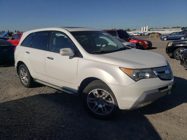 2HNYD28499H511915 - 2009 ACURA MDX TECHNOLOGY WHITE photo 4